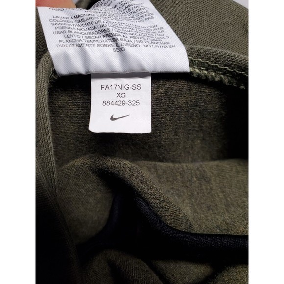 Nike Sportswear Tech Pack Fleece Jacket Women's XS Long Zip Up Olive Green - Picture 14 of 16